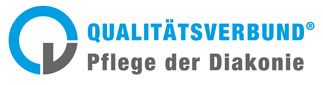 Logo vom Qualitätsverbund Pflege der Diakonie